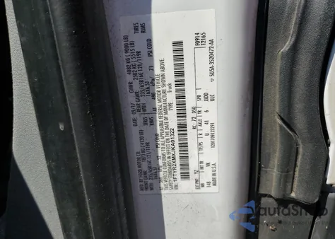 2018 Ford Transit T-250 из США, поврежденный, VIN 1FTYR2XMXJKA01322